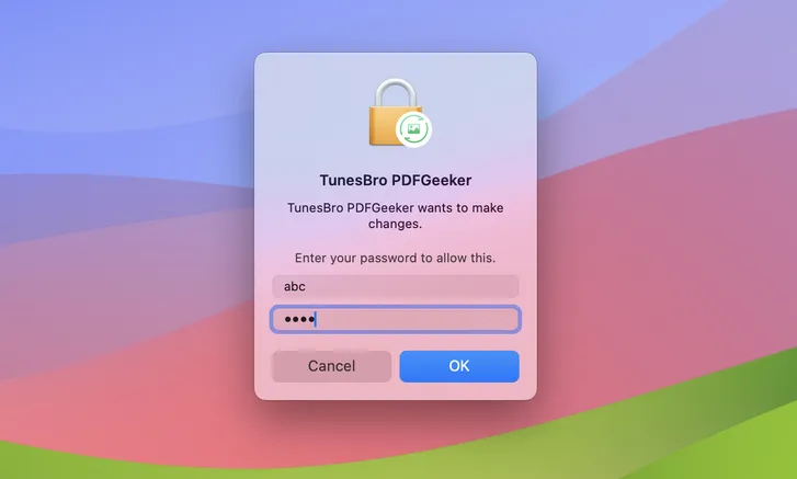 Open PDFGeeker on Mac