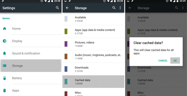 Clean Cache on Android