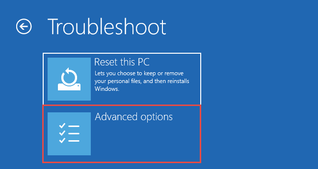 Windows 10 Troubleshoot