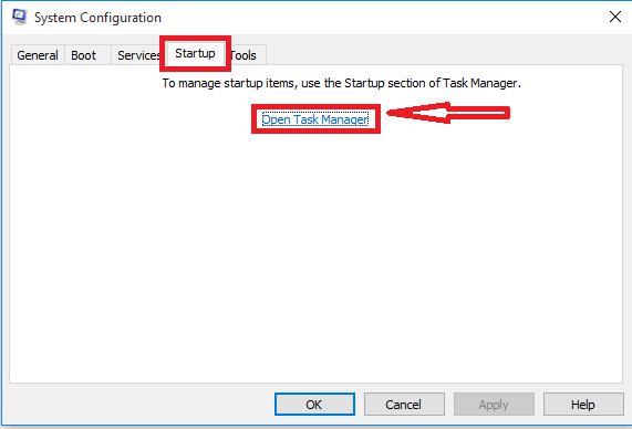 open task manger