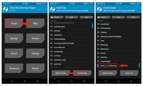 twrp recovery android pie