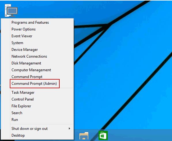 Enable and Disable it using Command Prompt