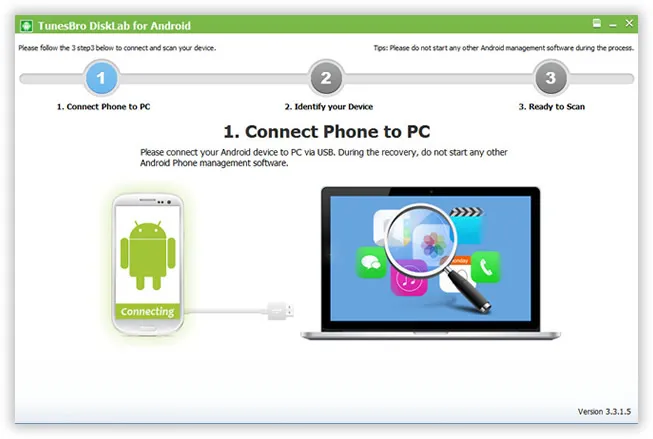Android Datenwiederherstellung Startseite