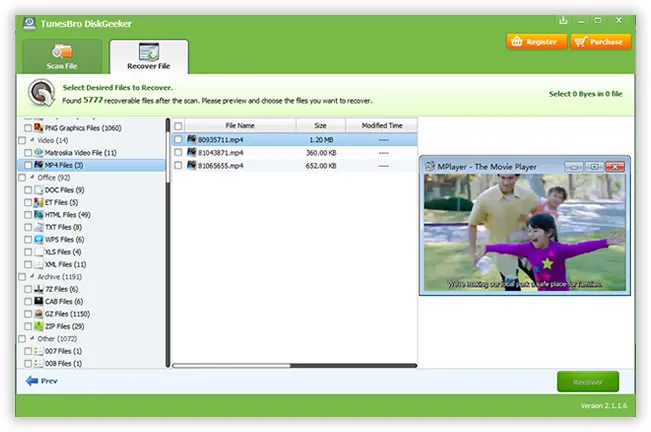 Beginnen Sie mit der Wiederherstellung verlorener Daten