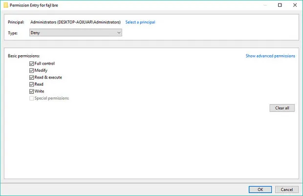 Dateiberechtigung Windows 10