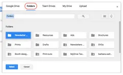 Google Drive-Ordner