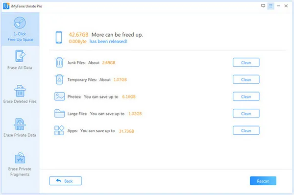 iOS Content Wiper bereinigen