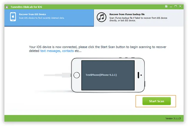 iPhone-Nachrichtenwiederherstellung ausführen