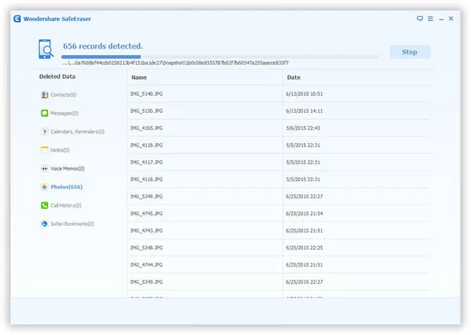 Gelöschte Nachrichten auf dem iPhone scannen