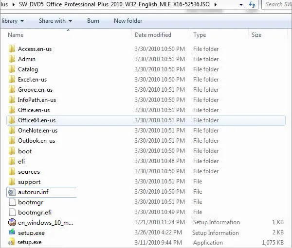 ISO-Dateien anzeigen