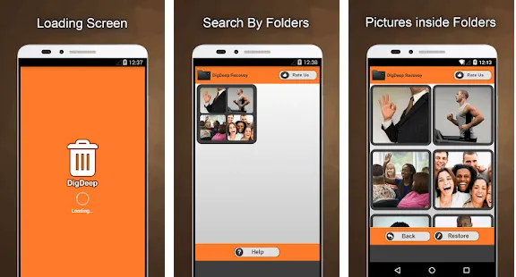 DigDeep Bildwiederherstellung