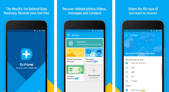 Wondershare Dr.Fone für die Android-App