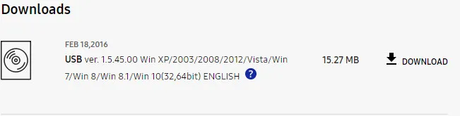 Samsung USB-Treiber für Mobilgeräte
