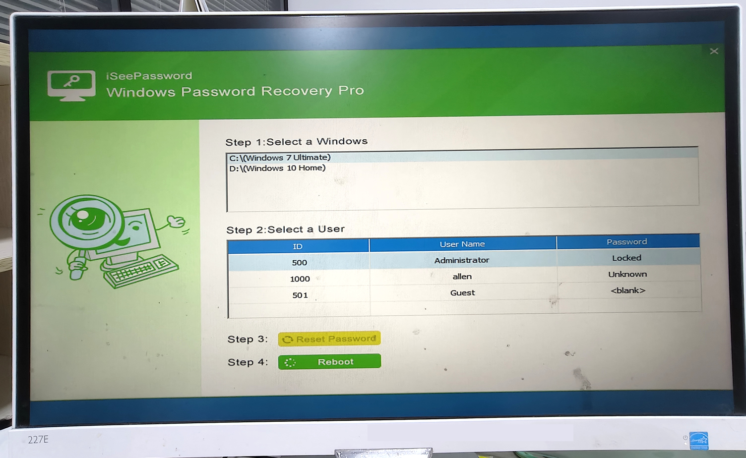 Windows-Passwort zurücksetzen 