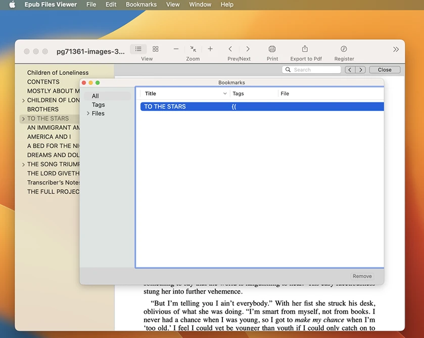 Lector de Epub de TunesBro