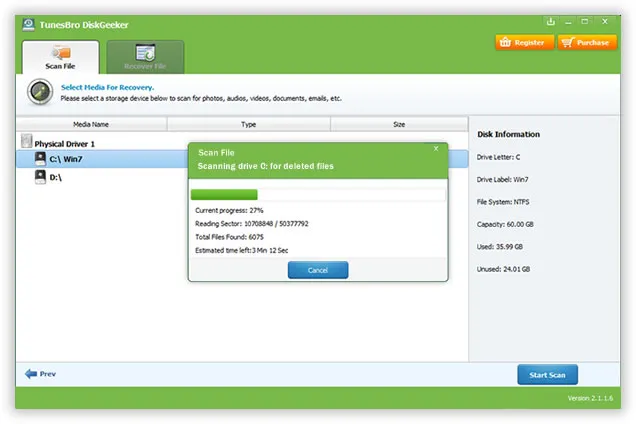 analyser les données sur Windows