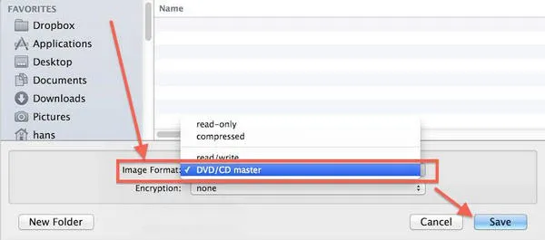 convertir dmg en iso mac