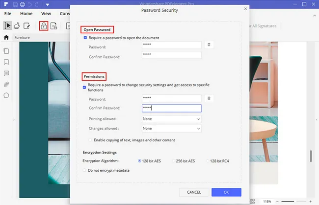 Ajouter un mot de passe à un document PDF Wondershare PDF Element