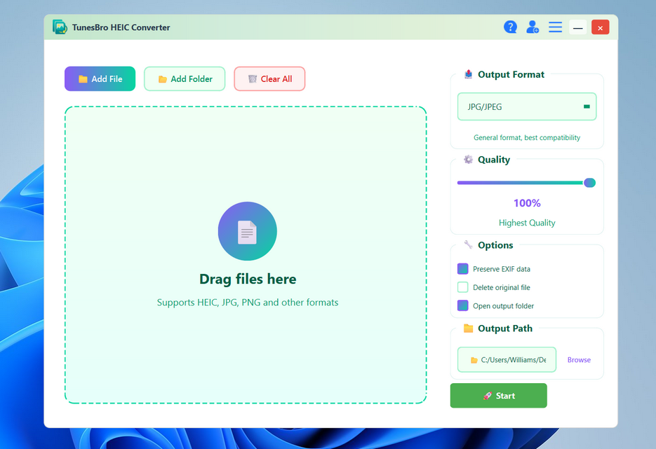 TunesBro HEIC Converter