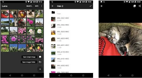 Luma Heic Viewer pour Android