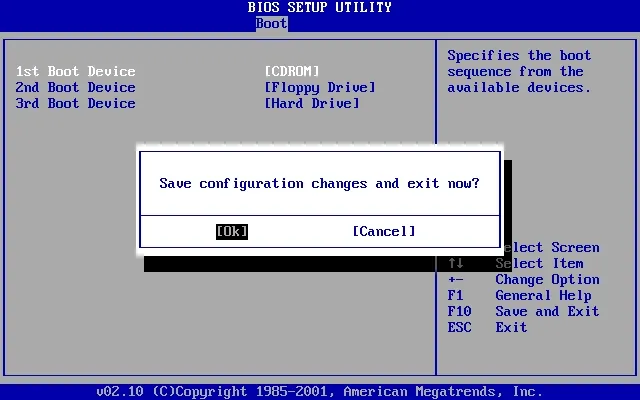 insérer une clé USB 