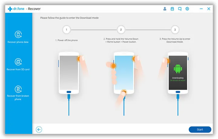 android data extraction download mode