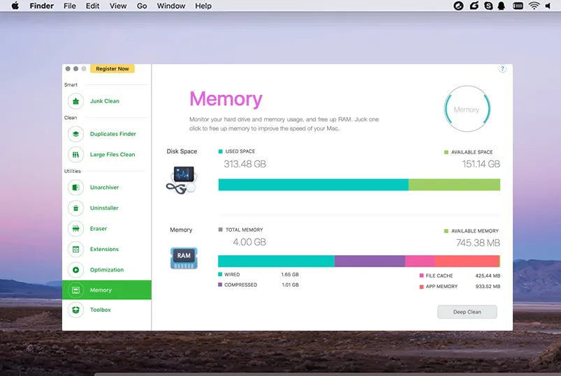 clean mac memory