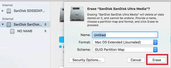 format usb on mac