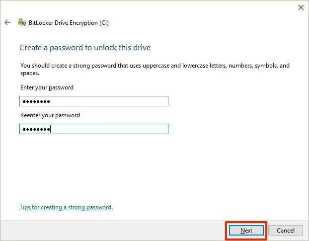Password Protect Folder with BitLocker