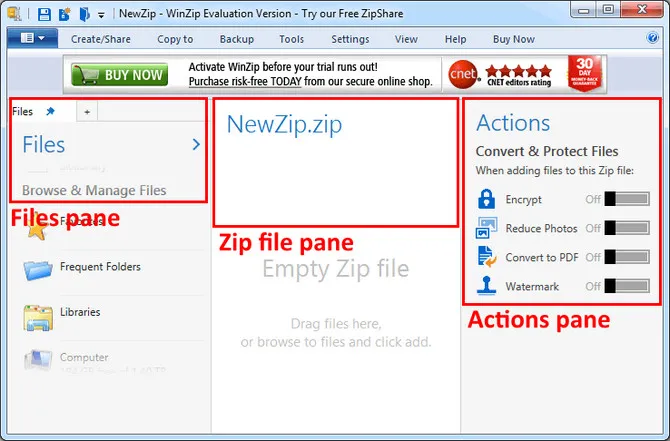 Password Protect Zip File WinZip