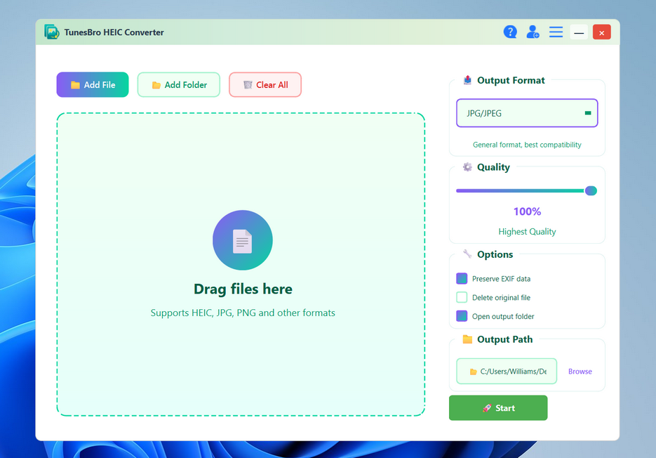 TunesBro HEIC Converter