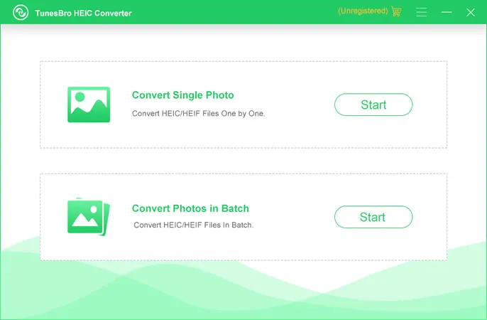 TunesBro HEIC Converter Home Page