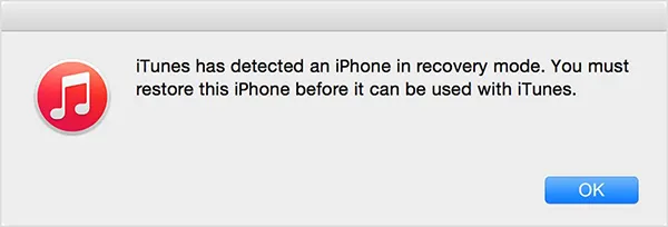 get iphone out of recovery mode