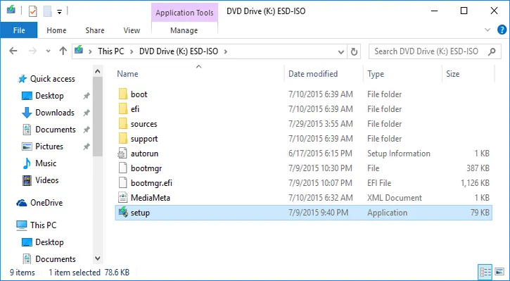 check files in DVD/CD drive