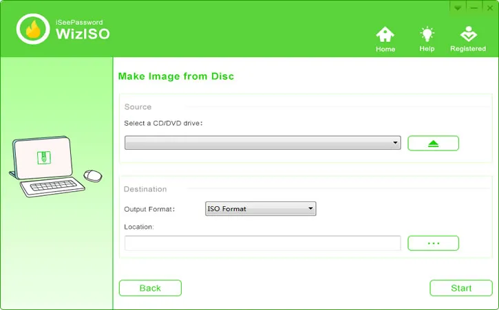 Create ISO from Disc