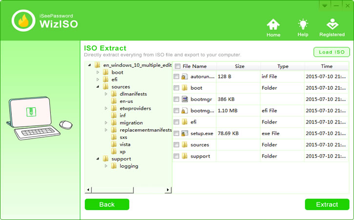 iso extractor for windows 10