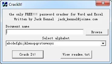 Free Word Password Remover