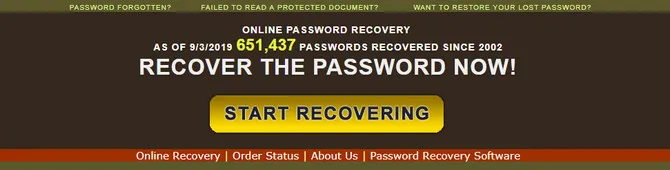 Word Password Recovery Online