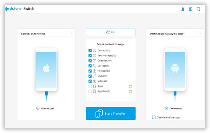  android to iphone transfer