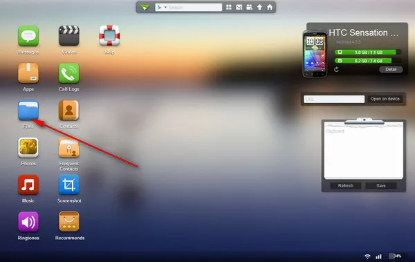 airdroid file transfer 
