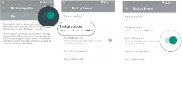 Android Backup & Reset