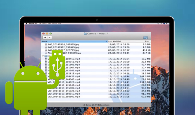 Android file transfer for mac os x