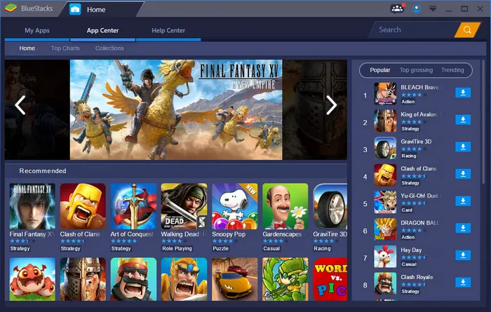 BlueStacks App Center