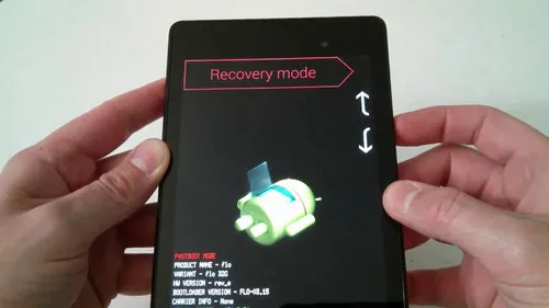 boot google nexus in recovery mode