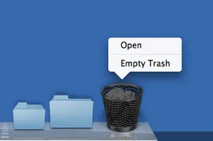 empty trash on macos