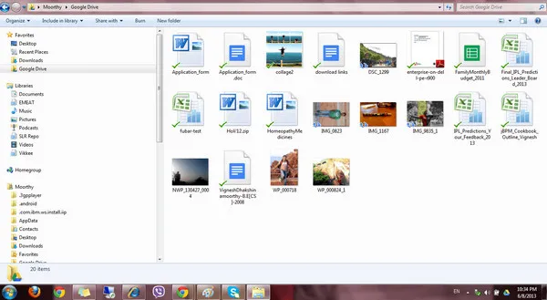 Download photos from Google Drive