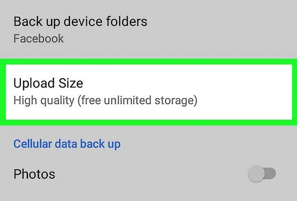 Google Photos Backup