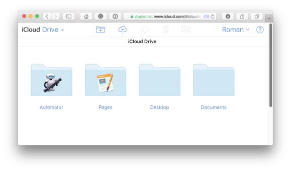 import files to icloud