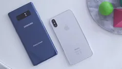 iPhone X VS Galaxy Note 8