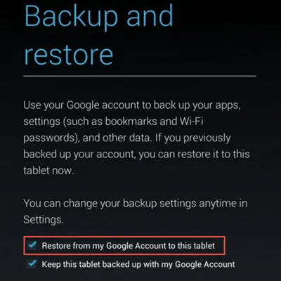 restore nexus from backup